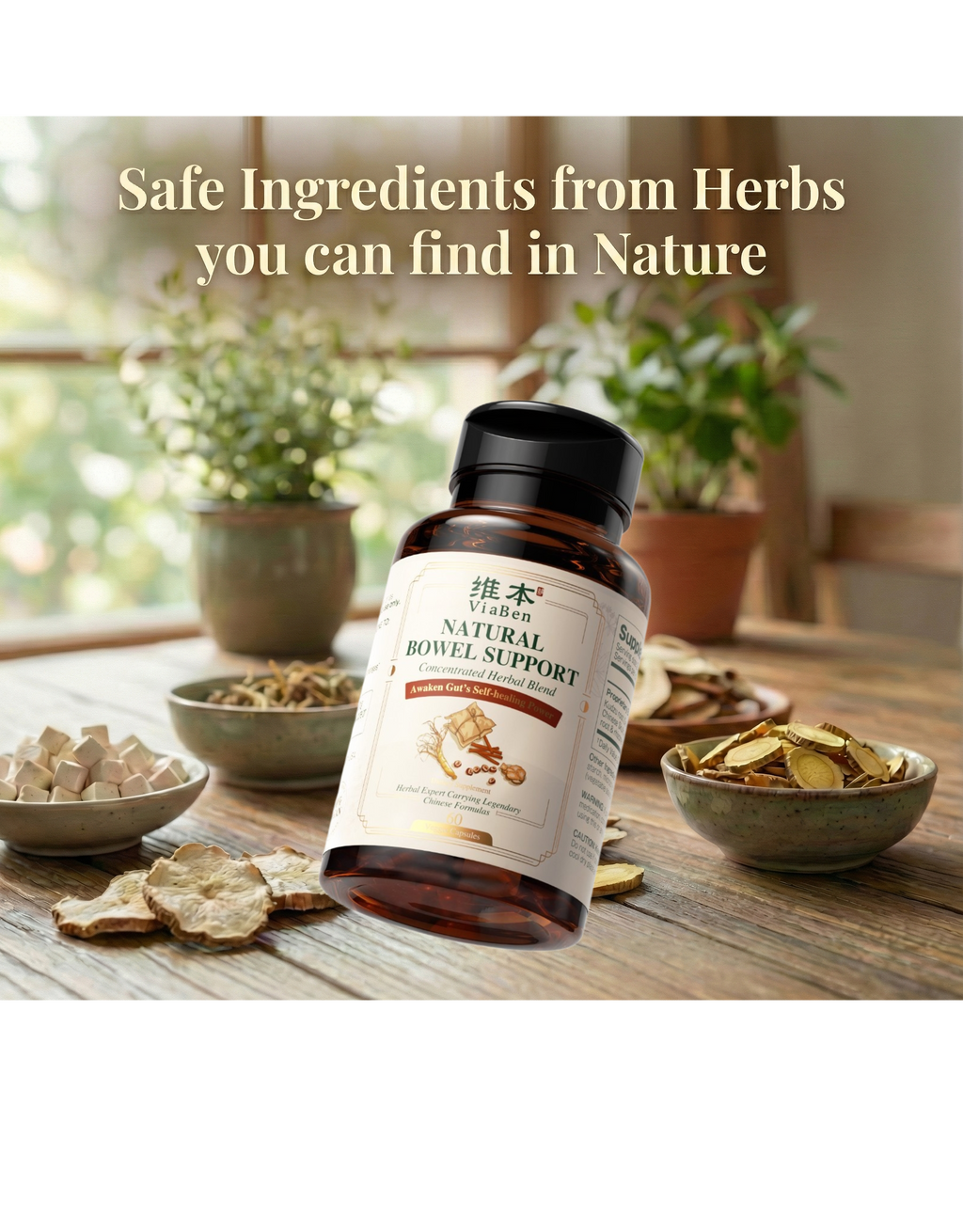 Natural Bowel Support Supplement for Gut Health | Traditional Chinese Medicine